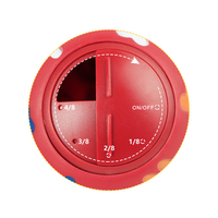 Zabawka dla psa gumowa piłka dozownik do żucia wyciek Food Play Ball interaktywna zabawka dla zwierząt dentystycznych ząbkowanie zabawka szkoleniowa niebieski czerwony średnica 7.5cm 2